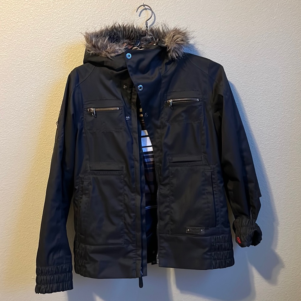 DryRide Burton snowboard jacket, black size M waterproof jacket